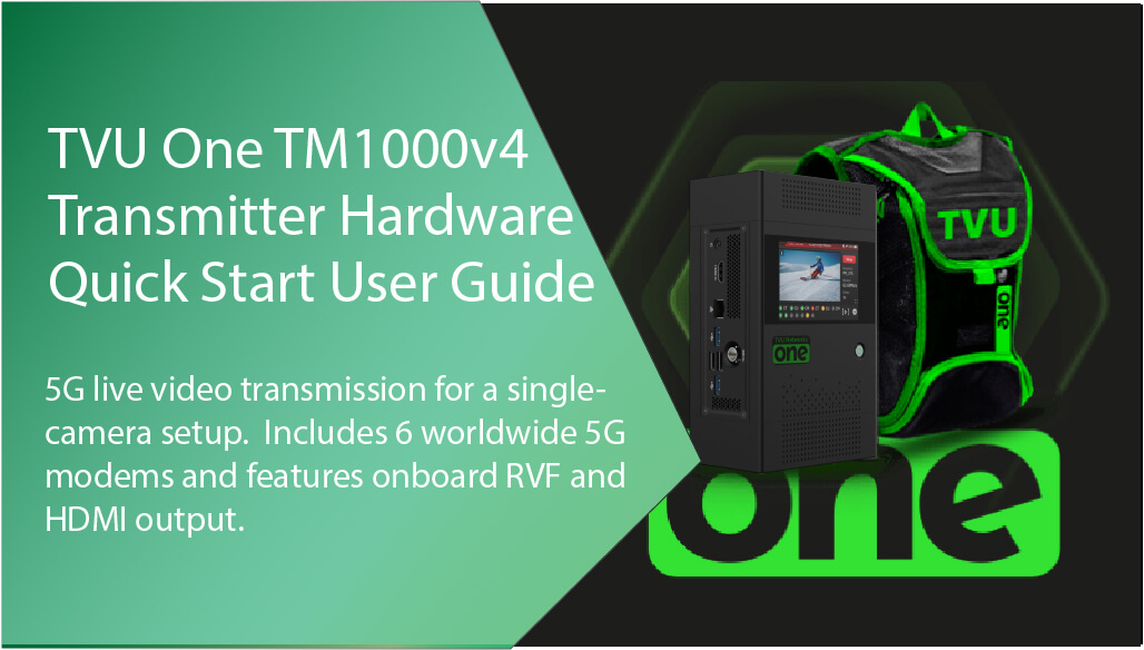 TVU One model TM1000v4 HW Featured image